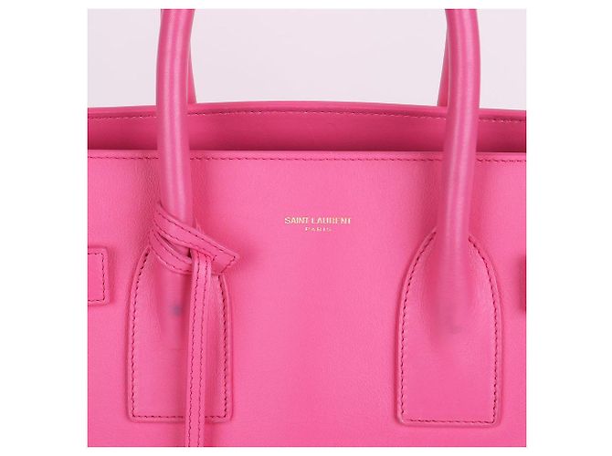 Saint Laurent Borsa Tote e Borsa a Spalla Sac de Jour Small Hot Pink Rosa - vista 3
