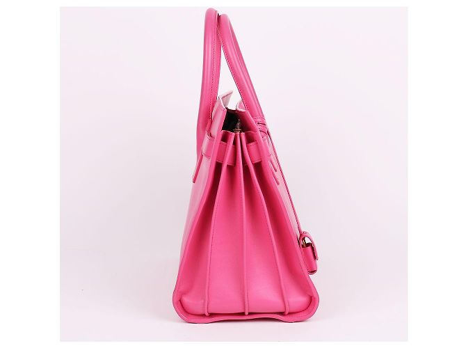 Saint Laurent Borsa Tote e Borsa a Spalla Sac de Jour Small Hot Pink Rosa - vista 5