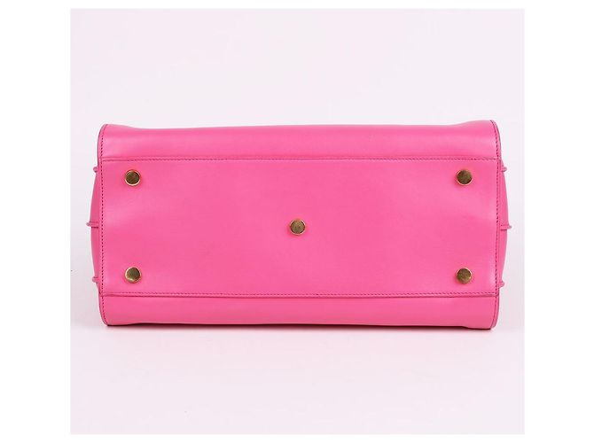 Saint Laurent Borsa Tote e Borsa a Spalla Sac de Jour Small Hot Pink Rosa - vista 9