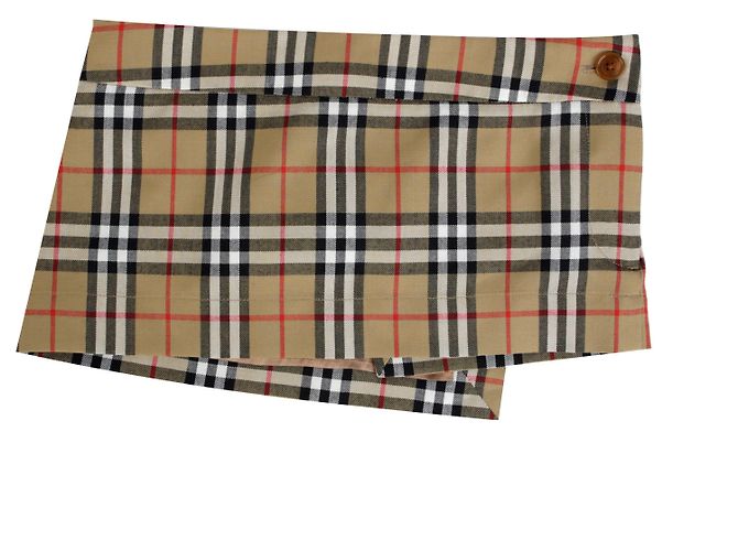 Burberry Refurbished Damen Minirock mit Vintage-Karomuster XXS - Ansicht 2