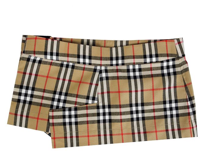 Burberry Refurbished Damen Minirock mit Vintage-Karomuster XXS - Ansicht 3
