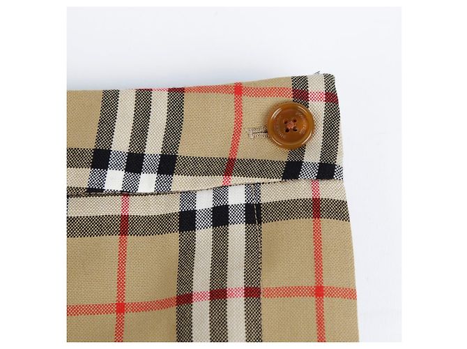 Burberry Refurbished Damen Minirock mit Vintage-Karomuster XXS - Ansicht 4