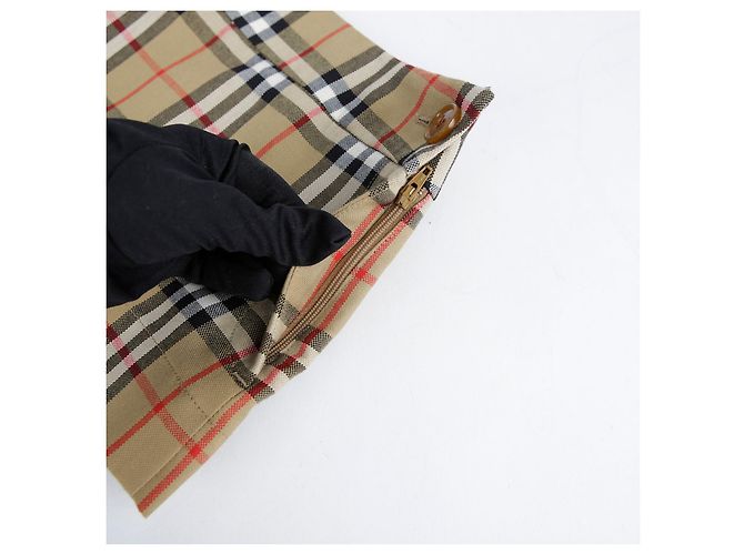 Burberry Refurbished Damen Minirock mit Vintage-Karomuster XXS - Ansicht 7