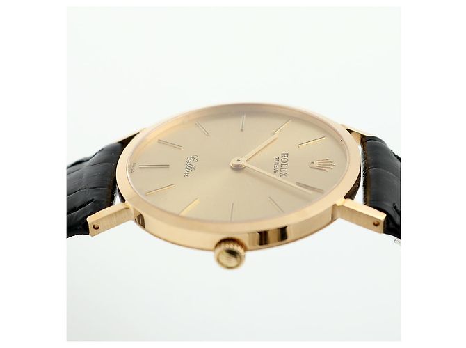 Rolex Relógio Cellini Selini Masculino Coin Watch Medium mm Fivela Original Multicor - vista 11