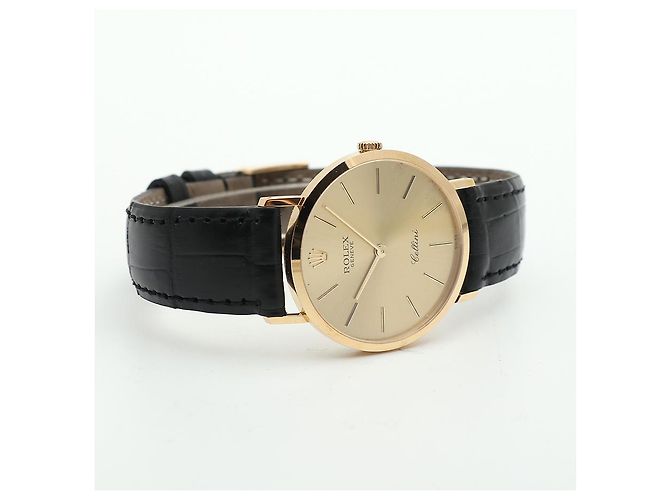 Rolex Relógio Cellini Selini Masculino Coin Watch Medium mm Fivela Original Multicor - vista 13