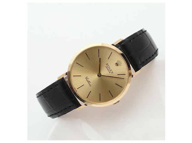 Rolex Relógio Cellini Selini Masculino Coin Watch Medium mm Fivela Original Multicor - vista 19