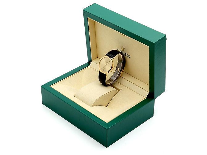 Rolex Relógio Cellini Selini Masculino Coin Watch Medium mm Fivela Original Multicor - vista 24