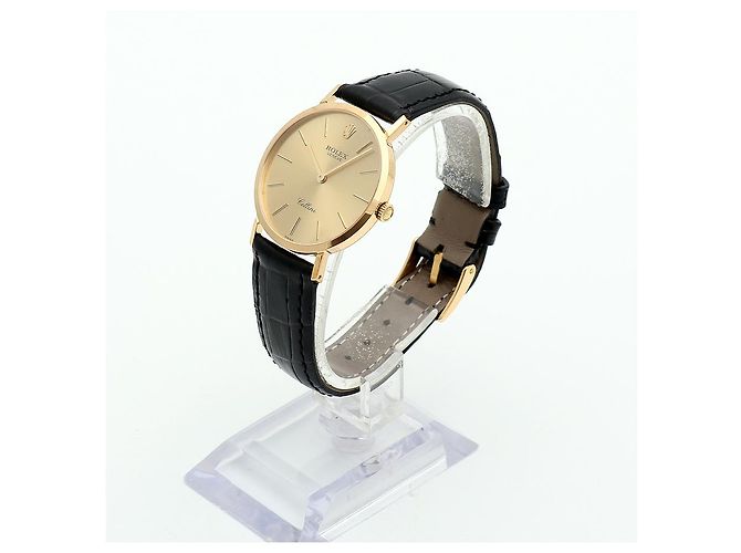 Rolex Relógio Cellini Selini Masculino Coin Watch Medium mm Fivela Original Multicor - vista 4