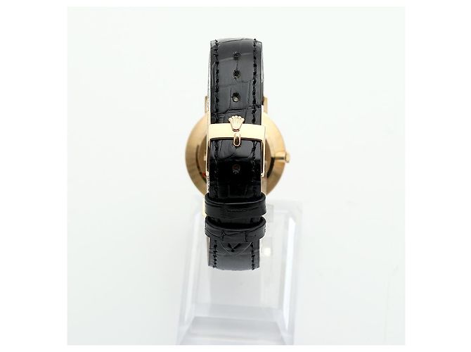 Rolex Relógio Cellini Selini Masculino Coin Watch Medium mm Fivela Original Multicor - vista 6