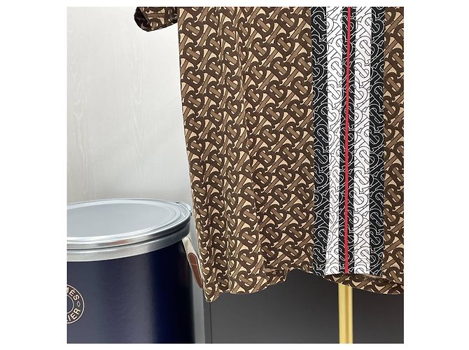 Burberry Kurzärmeliges T-Shirt mit Monogramm-Streifen Größe Mehrfarben - Ansicht 4