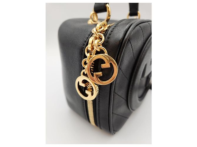 Gucci Borsa Blondi Top Handle Crossbody Black Nero - vista 12