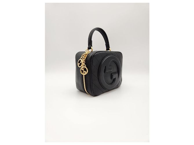 Gucci Borsa Blondi Top Handle Crossbody Black Nero - vista 9