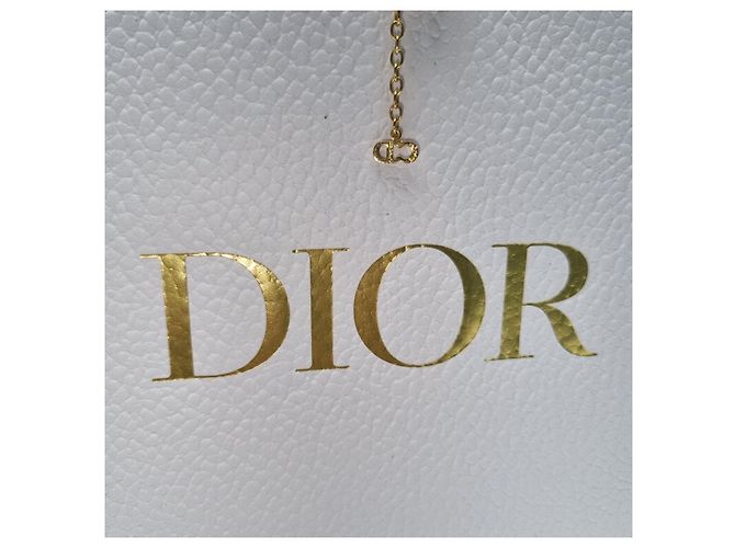 Dior CD Logo Half Heartstone Halskette (Premium Necklace) Golden - Ansicht 16