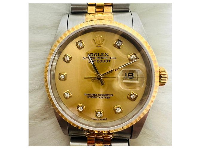 Orologio da uomo Rolex Datejust Combination Diamond Multicolore - vista 7