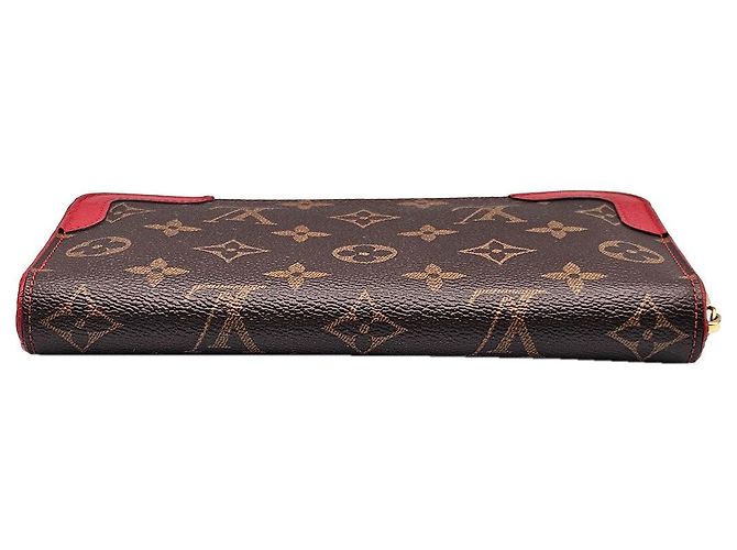 Louis Vuitton Monogram Canvas Cherry Leather Retro Wallet Black - view 6