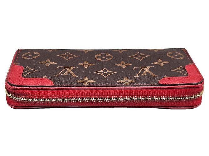 Louis Vuitton Monogram Canvas Cherry Leather Retro Wallet Black - view 7