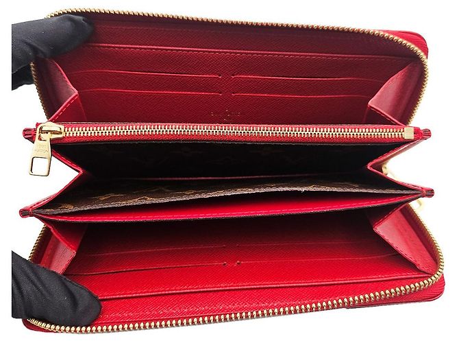 Louis Vuitton Monogram Canvas Cherry Leather Retro Wallet Black - view 8