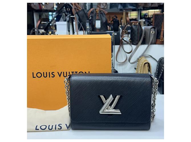 Louis Vuitton Twist MM Black Silver Nero - vista 3