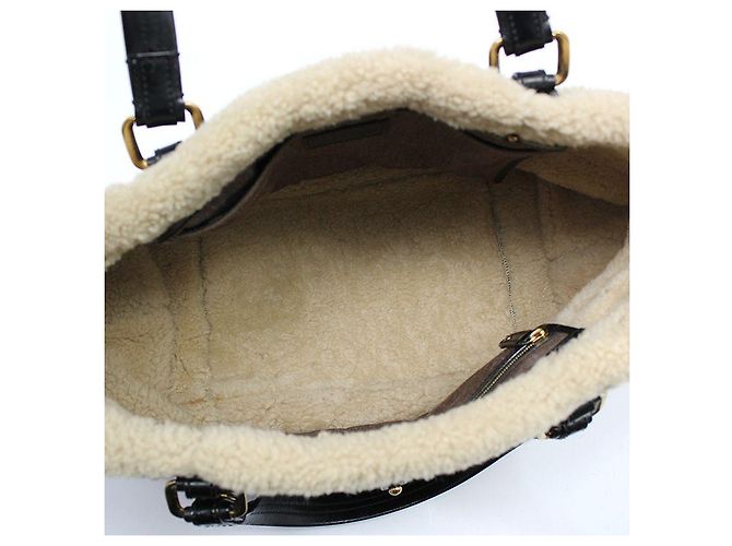 Louis Vuitton Monogram Shearling Thunder Mouton Tote Bag Braun - Ansicht 10