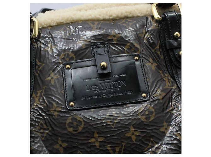 Louis Vuitton Monogram Shearling Thunder Mouton Tote Bag Braun - Ansicht 9