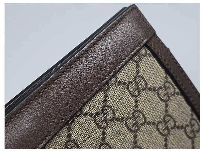 Gucci Borsa a tracolla GG Canvas Ophidia Three-Stripes Multicolore - vista 11