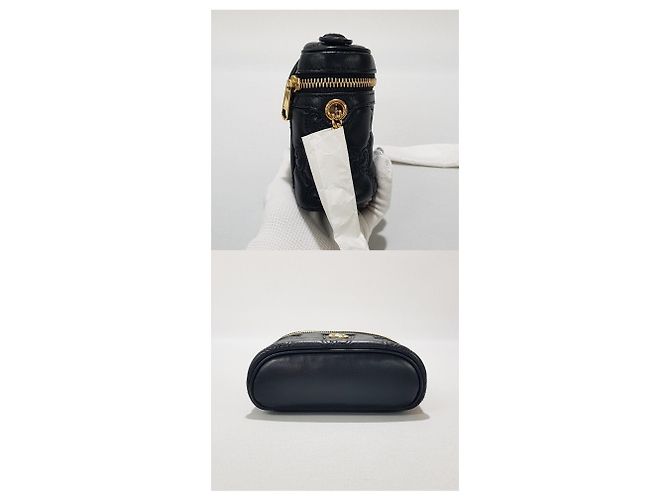 Gucci Mini borsa a tracolla con catena e manico superiore in matelassé GG - vista 3