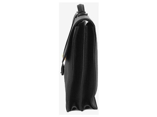 Hermès Sakadopeche Nero con Hardware Oro - vista 2