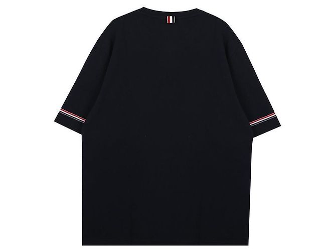 Thom Browne Rugby Kurzarm-T-Shirt aus Baumwolle - Ansicht 5