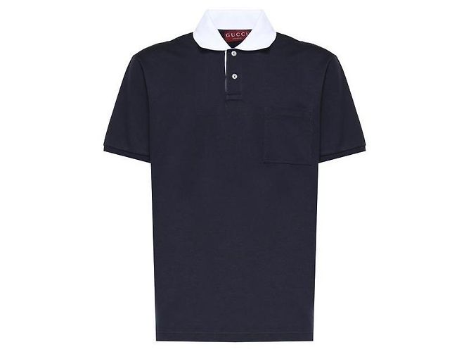 Gucci Polo de piqué de algodón elástico XJHOG - vista 3