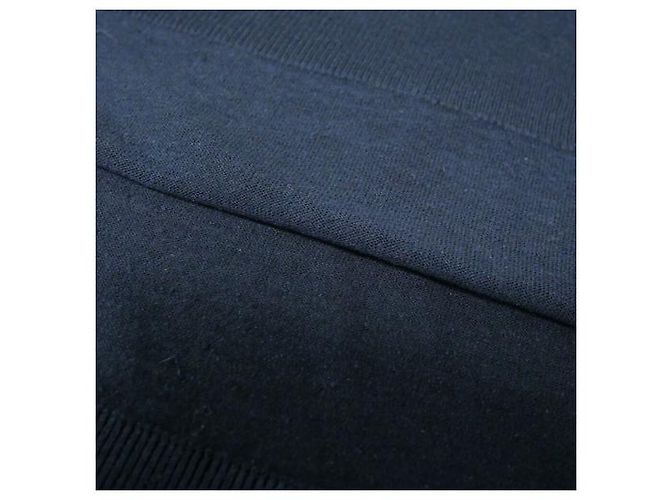 Moncler Polo-Shirt aus Seiden-Leinen-Strick Blau - Ansicht 7