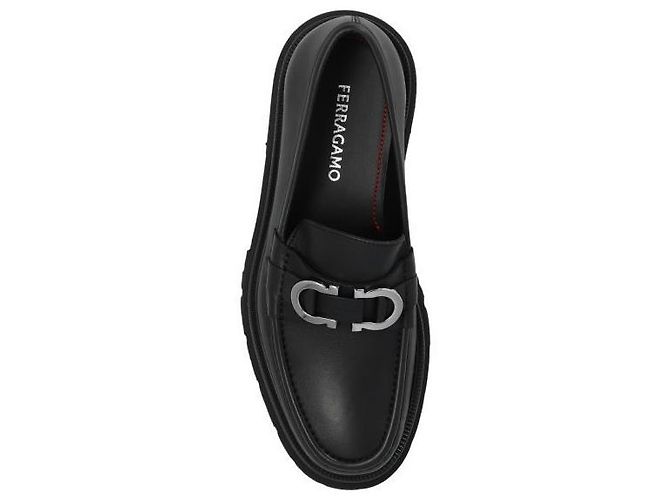 Salvatore Ferragamo Mocassini con ornamento Gancini - vista 6
