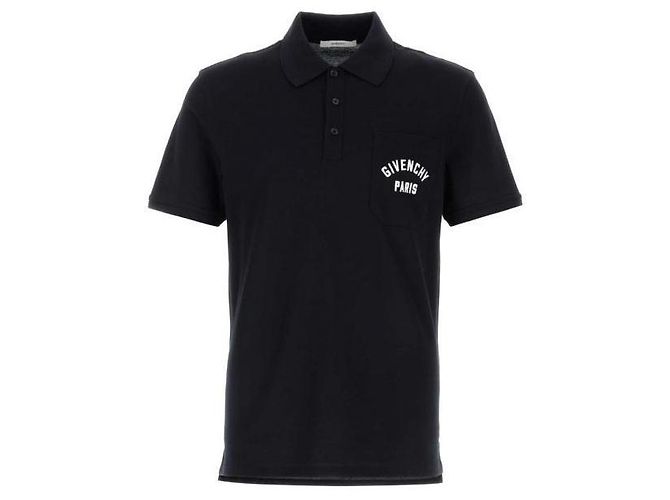 Givenchy Polo in cotone con taschino - vista 3