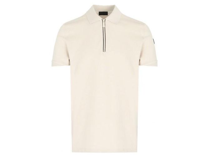 Moncler Polohemd aus Baumwoll-Piqué mit Logo-Patch Braun - Ansicht 3