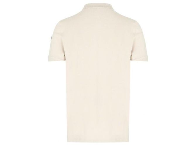 Moncler Polohemd aus Baumwoll-Piqué mit Logo-Patch Braun - Ansicht 4