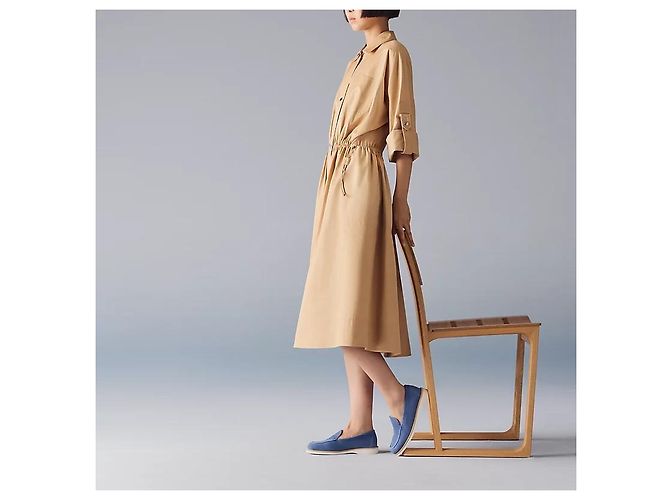 Hermès Loafer für Damen Blau - Ansicht 6