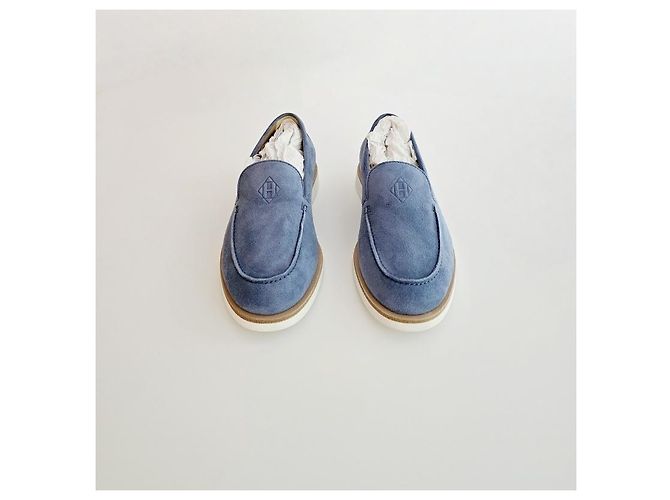Hermès Loafer für Damen Blau - Ansicht 8