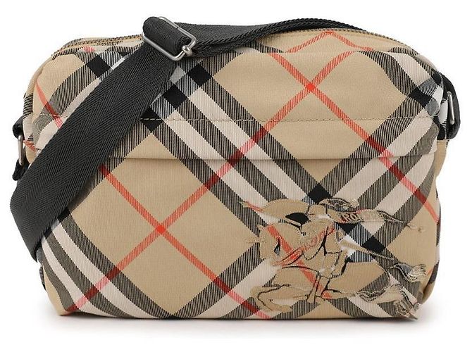Burberry Piccola borsa a tracolla a quadri Marrone - vista 3