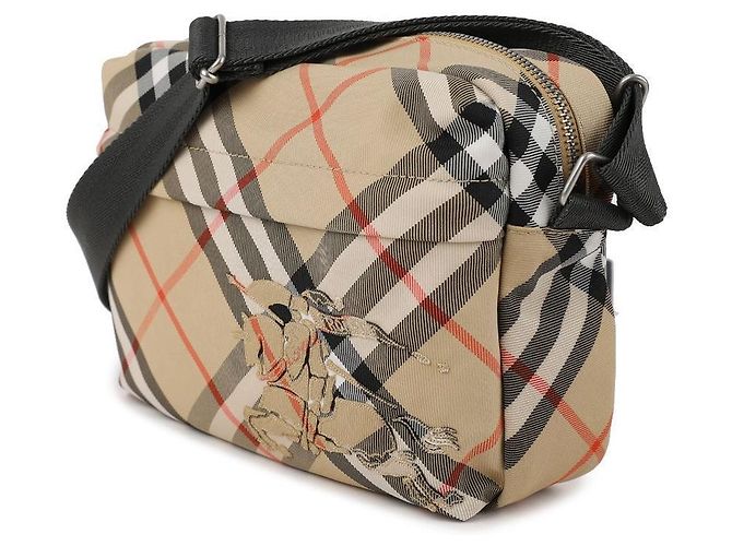 Burberry Piccola borsa a tracolla a quadri Marrone - vista 4