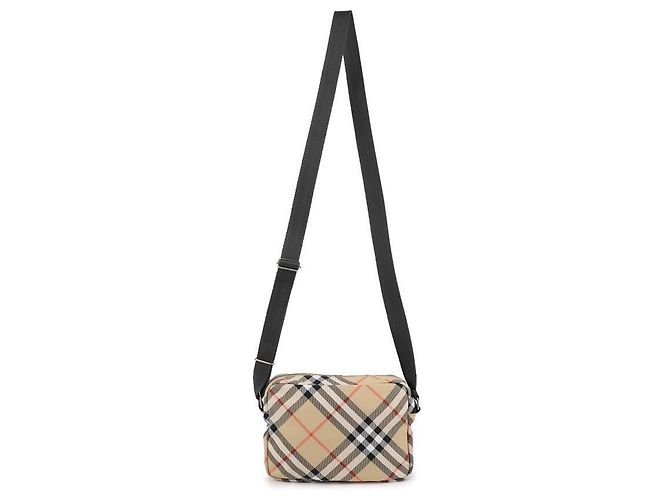 Burberry Piccola borsa a tracolla a quadri Marrone - vista 5