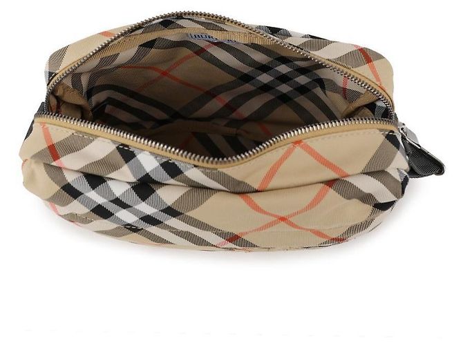 Burberry Piccola borsa a tracolla a quadri Marrone - vista 7