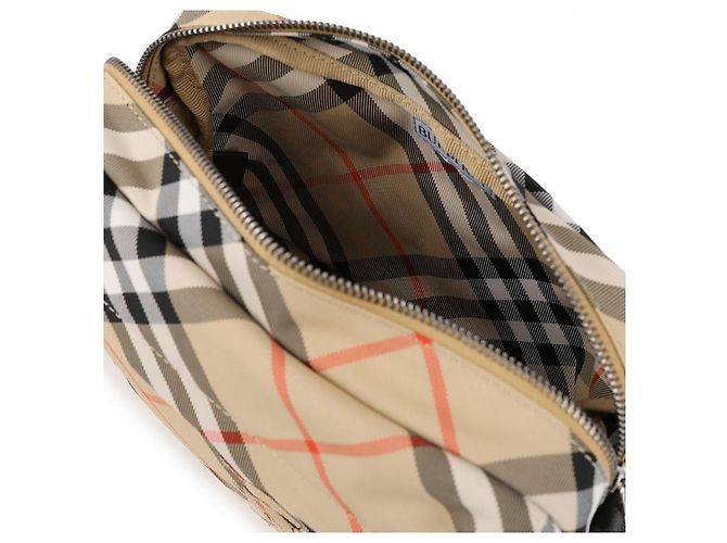 Burberry Piccola borsa a tracolla a quadri Marrone - vista 8