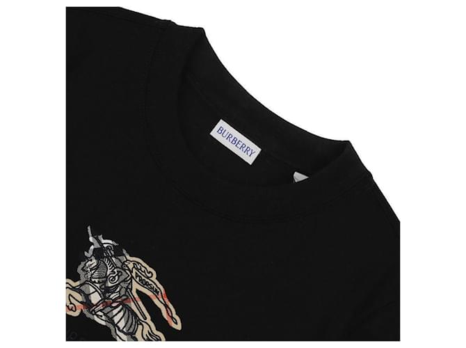 Burberry Check Baumwoll-T-Shirt Schwarz - Ansicht 5