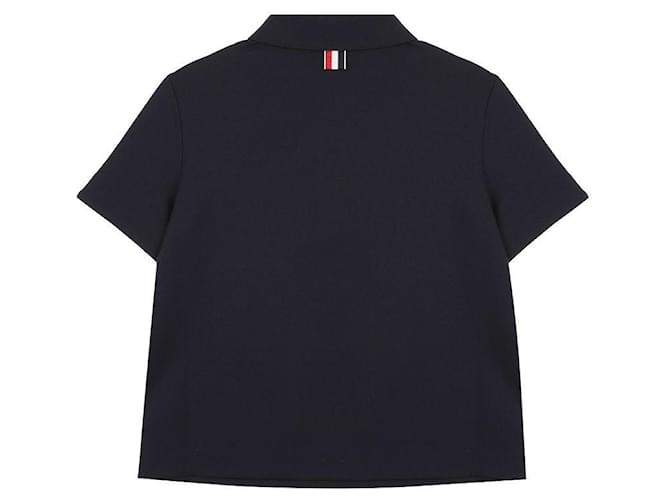 Thom Browne Compact Milan Polo Shirt Blau - Ansicht 4