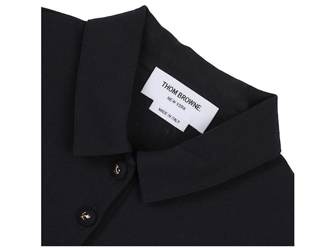 Thom Browne Compact Milan Polo Shirt Blau - Ansicht 5