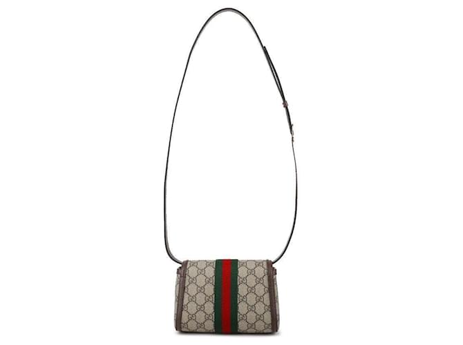Gucci Mini borsa a tracolla Ophidia Marrone - vista 5