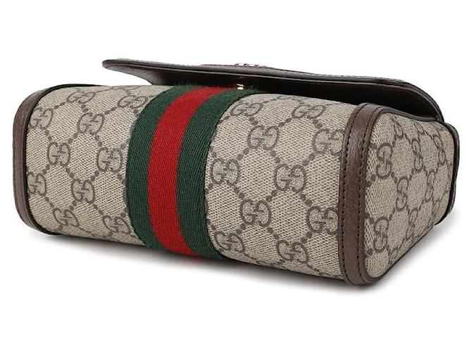 Gucci Mini borsa a tracolla Ophidia Marrone - vista 6