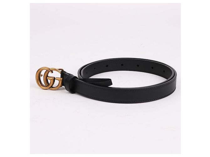 Gucci Cinturón dorado para mujer Negro - vista 3