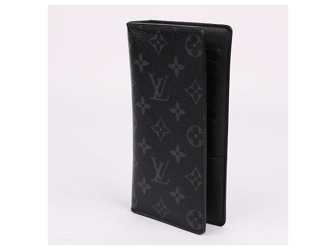 Louis Vuitton Portafoglio Lungo Brassa Eclipse Black Nero - vista 2