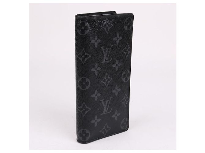 Louis Vuitton Portafoglio Lungo Brassa Eclipse Black Nero - vista 3