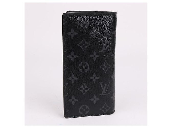 Louis Vuitton Portafoglio Lungo Brassa Eclipse Black Nero - vista 4